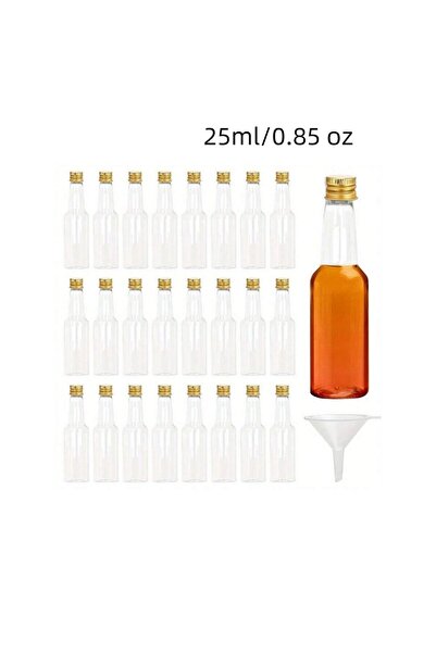 Choice 25 مل مع غطاء ذهبي 30 قطعة، زجاجات مشروبات كحولية صغيرة 25/50/100/150 ...