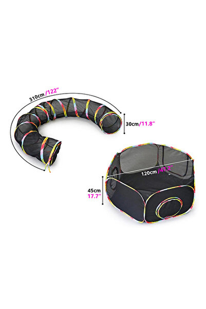 Choice cat tunnel Outdoor Cat Enclosure Portable Cat Tents for Outside Cage F...
