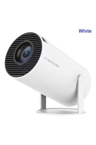 Choice12 EU Plug HY300Pro-White Magcubic HY300 Pro 8K HD Projector Android14 ...