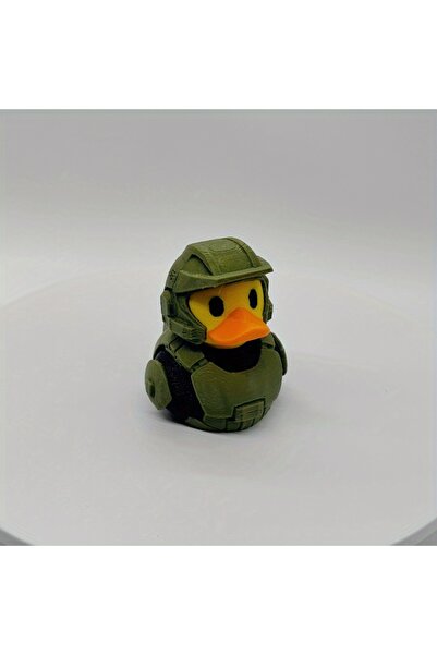 Choice Green Soldier Duck Statue, Durable Plastic Interior/outdoor Decoration...
