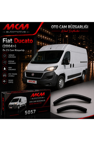 MKM Fiat Ducato Ön Mugen Cam Rüzgarlığı 2004 Ve Üzeri
