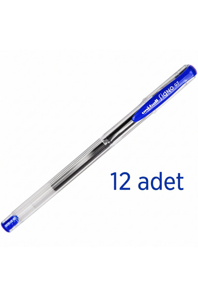 UNİ-BALL Signo DX UM-151 Mavi Jel Kalem 0.7 mm - 12 Adet Toptan Paket