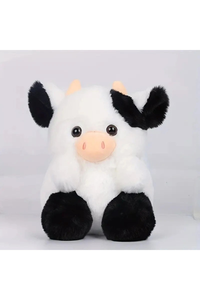 Choice 20cm Black Adorable 7.87in Colorful Strawberry Dairy Cow Plush Toy - P...