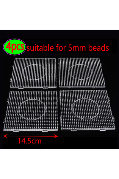 Choice 5mm 4pcs 4Pcs/Hama Beads 5.0/2.6mm Large Pegboards Board for Perler To...