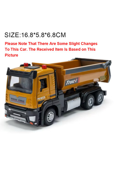 Choice Yellow 1/50 Scale Tipper Truck Alloy Diecast Toy Model Dump Engineerin...