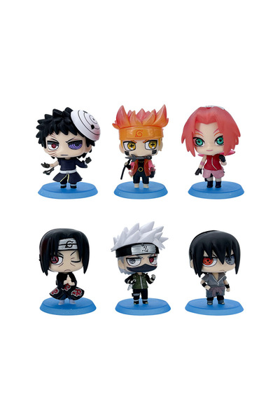 Choice 6pcs-Set Hot 6pcs/set Naruto Shippuden Anime figure Hinata Sasuke Itac...
