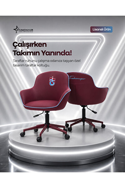Trabzonspor Fanchair x Icon Bordo Çalışma Koltuğu