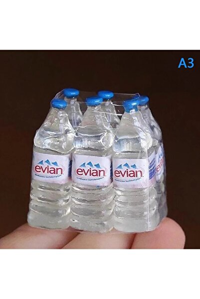 Choice A 1:12 Dollhouse Mini Simulation Mineral Water Bottle Model DIY Doll H...