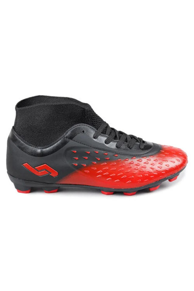 Jump 29672 حذاء كرة قدم Astroturf Crampon باللون الأسود والأحمر