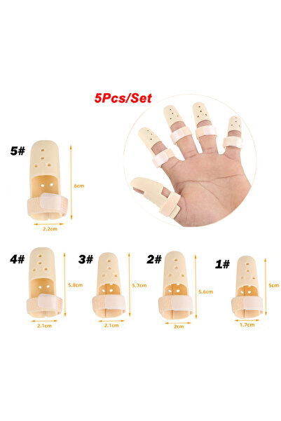 Choice3 All Fingers-5Pcs Pexmen 1/2/5Pcs Finger Splint Mallet Finger Support ...