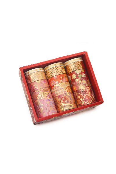 Choice1 JDX-447 15 Rolls of Floral Foil Stamping and Washi Tape Set – Decorat...