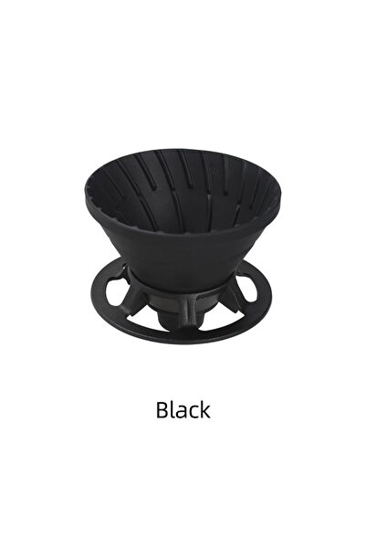 Choice BLACK YRP Coffee Filter Reusable Silicone Camping Coffee Cup Filter Pa...