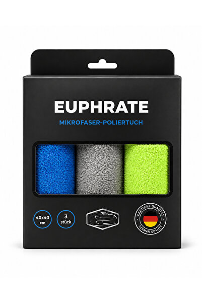 Caribre Euphrate 3’lü A Kalite Mikrofiber Cila Bezi Seti