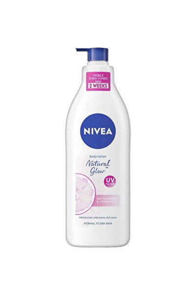 NIVEA لوشن الجسم الموحد اللون، مركب التوهج الطبيعي وفيتامين سي، البنفسجية، لج...