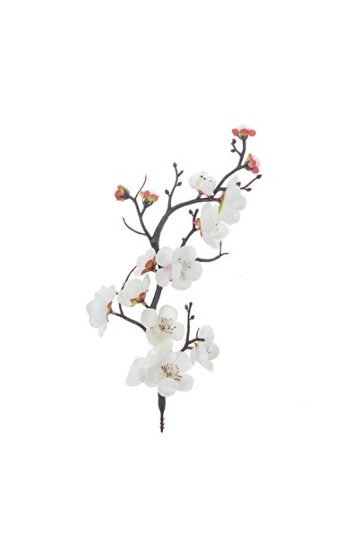 Choice4 1 pcs WHITE Silk Artificial Flowers Plum Blossom Peach Branch Home Ro...