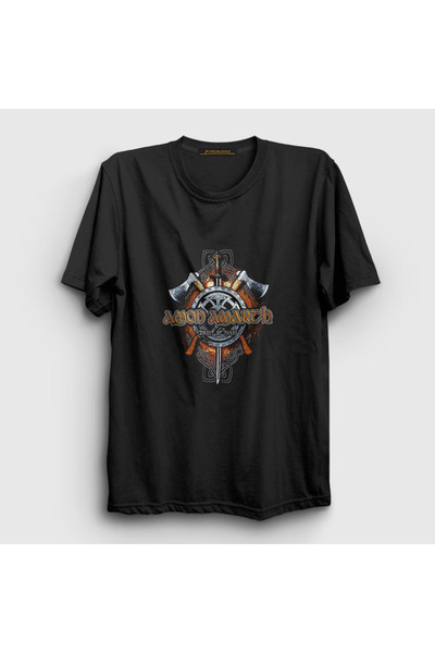 Presmono Unisex Black Axes V2 Amon Amarth T-shirt375147tt