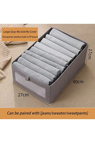 Choice Grey L 1Pcs Pants Storage Box Clothes Organizers of Cabinets and Drawe...