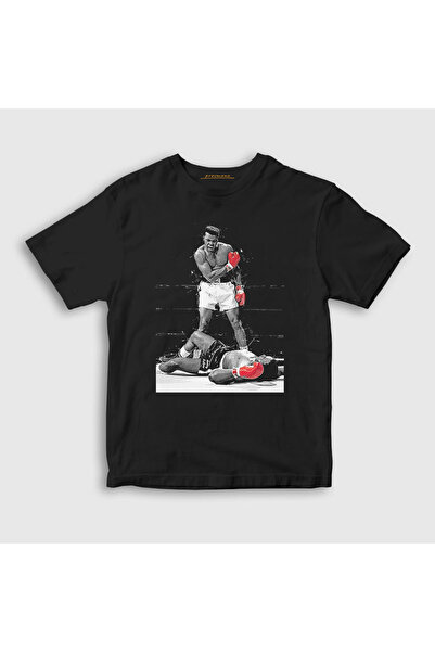 Presmono Unisex Kids Black Ring Boxing Boxing Muhammad Ali T-shirt315927tt