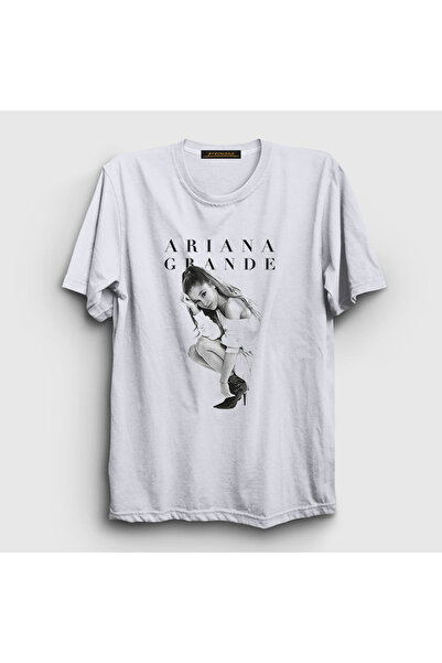 Presmono Unisex beli medeni mesec Ariana Grande T-shirt 152440tt