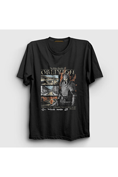 Presmono Unisex Black Hero of Kvatch Elder Scrolls Iv Oblivion T-Shirt 606980Tt