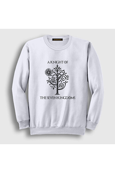 Presmono Unisex White Tree a Knight of the Seven Kingdoms Sweatshirt 610580Tt