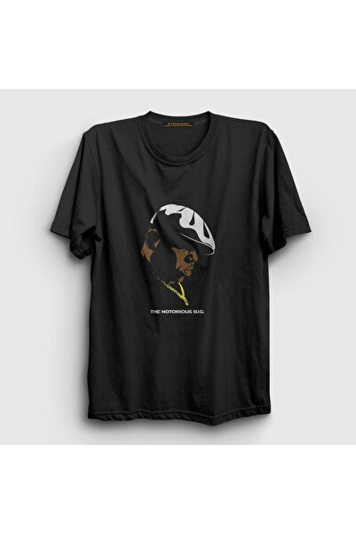 Presmono Унисекс черно колие The Notorious Big тениска 41086tt
