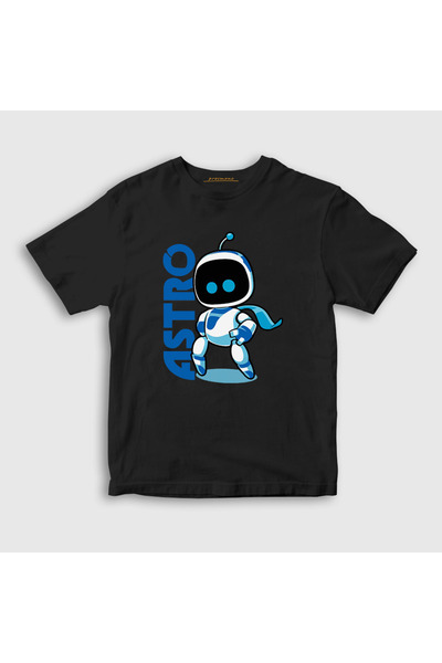 Presmono Unisex Kids Black Game V2 Captain Astro T-Shirt 583549Tt