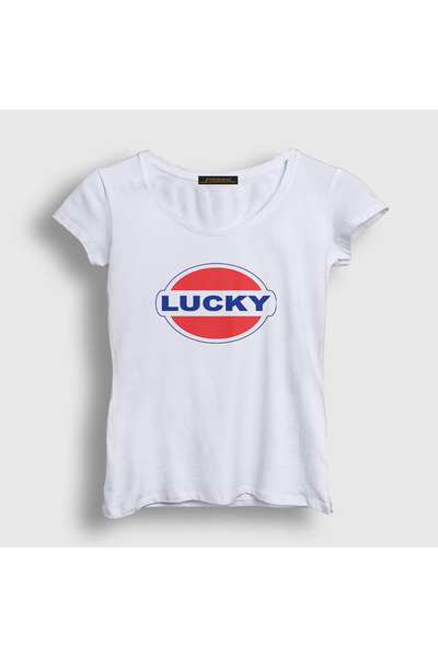 Presmono Lucky Halsey beli logo T-shirt - 459518tt