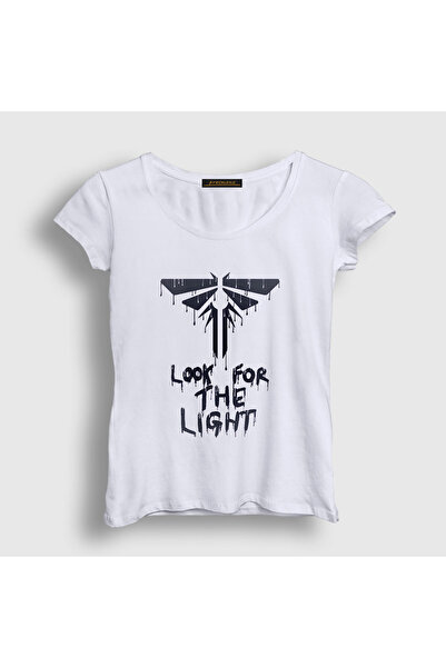 Presmono Ženska bela za svetlost The Last Of Us T-shirt 522879tt