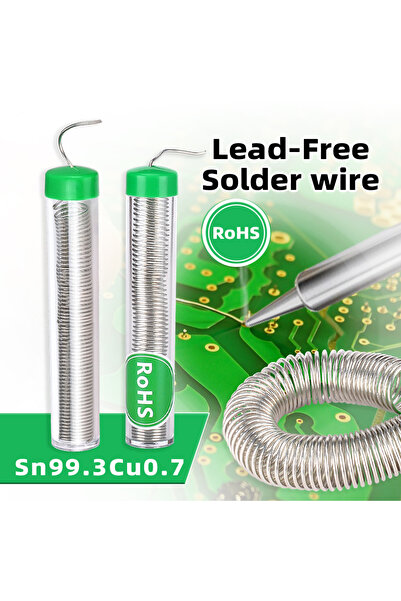 Choice1 0.8mm 10g Lead Free Solder Wire 10g 0.8/1.0mm Rosin Core Portable Tin...