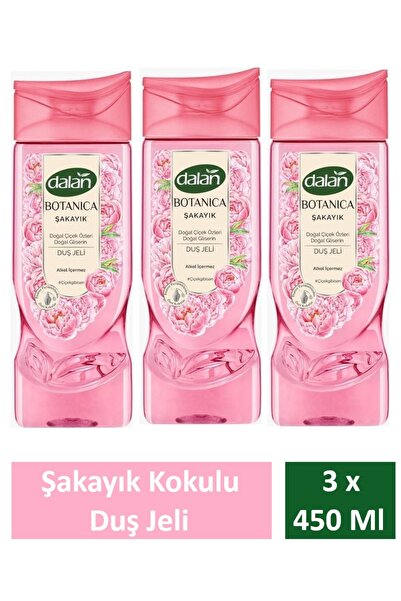 Dalan Duş Jeli Botanica Şakayık 450 Ml x 3 Adet