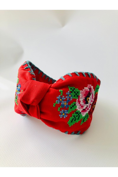 LiewensStyle Hand-Embroidered Bohemia Crown with Canvas Embroidery