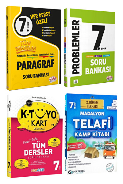 Editör Yayınevi 7. Sınıf Her Derse Özel Paragraf Soru Bankası+Problemler Soru...