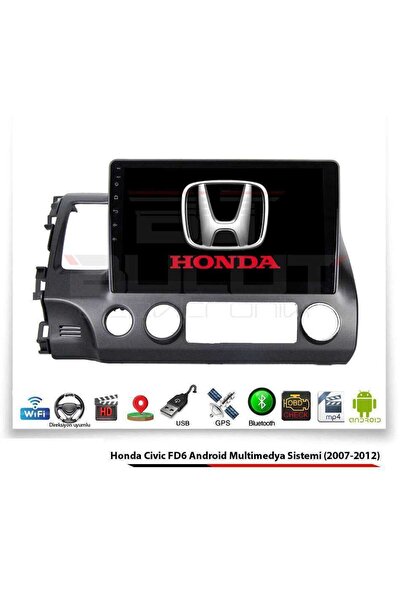 Mat Honda Civic Fd6 Android Multimedya 6Gb Ram 64Gb 8 Çekirdek carplay kamera
