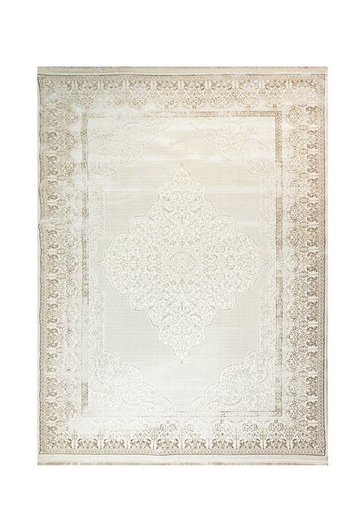 SULTAN HALI AGAH KF505 KREM-VİZON (DESENLİ KENAR)