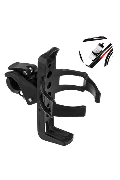 Zâna Casei Adjustable Black Base Water Bottle Holder for Bicycles 15.5x8.5x14...