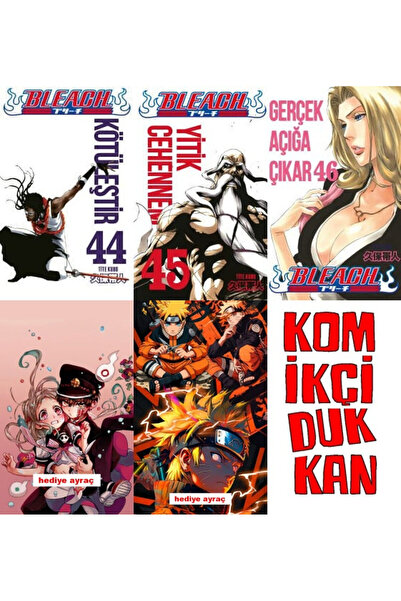 Gerekli Şeyler Yayıncılık Bleach 44-45-46 (KD 3 KİTAP SET + AYRAÇ HEDİYELİ)