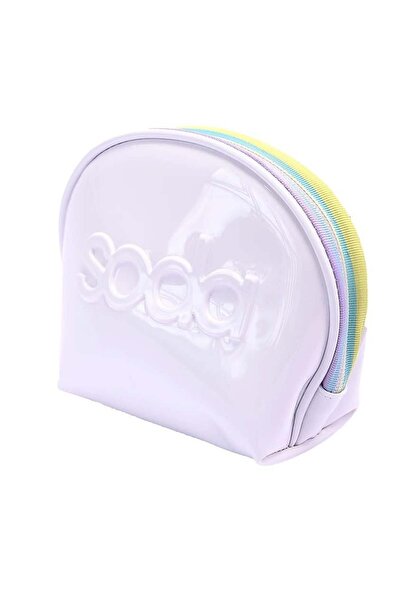 SODA Rainbow Zippered Makeup Bag Allineed