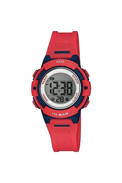 Q&Q Ψηφιακό Ρολόι M185J002Y, Κόκκινο