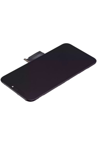 Apple Display In-Cell AQ7 aftermarket pentru iPhone XR cu placă de bază metalică