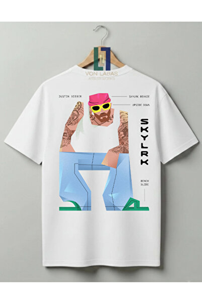 Grafftee Clothing Tricou unisex din bumbac premium, conceput de Justin Bieber