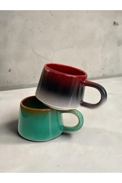 Artistic Quality Decorative Colored Transitional Detailed Kazan Tea-Coffee Cu...