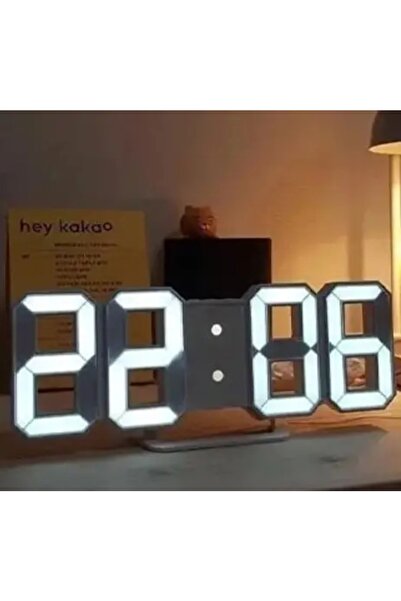 GÜMRÜK MARKET Dekorasyon Ev için Ayarlanabilir elektronik saat Saat Dekor Saa...