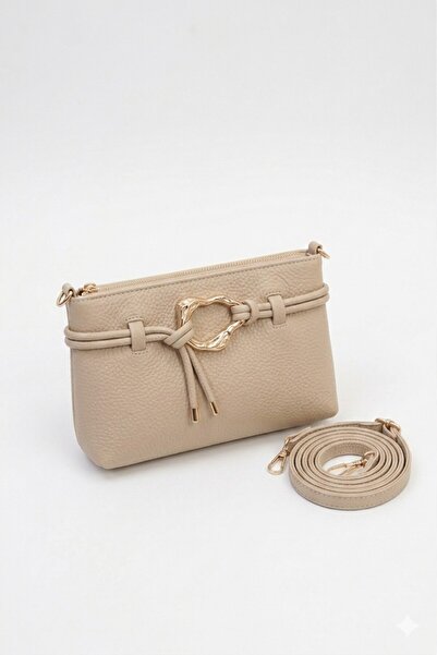 WİKİDAYS.S MODA TRENDİ Women's Shoulder and Crossbody Bag Beige Medium Size D...