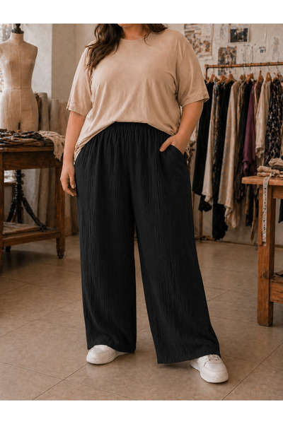 Store Salaş Bürümcük Kadın Pantolon