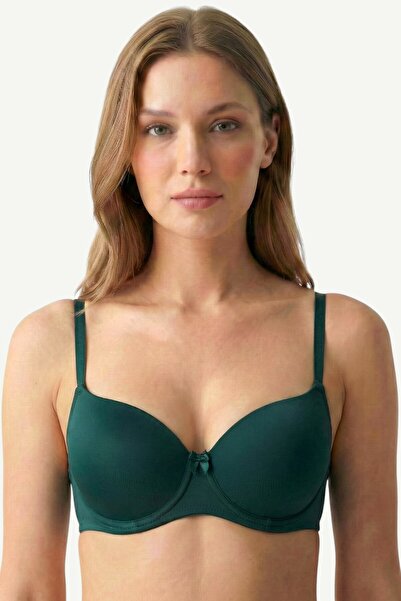 hadiora Women's Emerald Green Non-Marking Non-Padded Bra