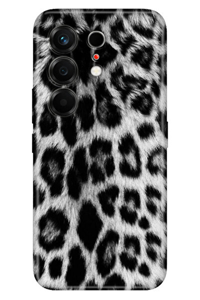 TECNO Camon 50 Uyumlu Kılıf Tema Art Desenli Baskılı Silikon Siyah Kürk