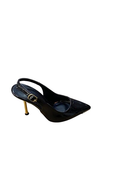 güven kundura Γυναικεία βραδινά παπούτσια με λεπτό μεταλλικό τακούνι και μετα...