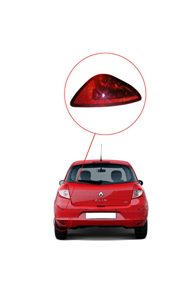 RMS Renault Clio III Hatchback 2005-2014 Arka Tampon Sis Farı Sol 8200776055