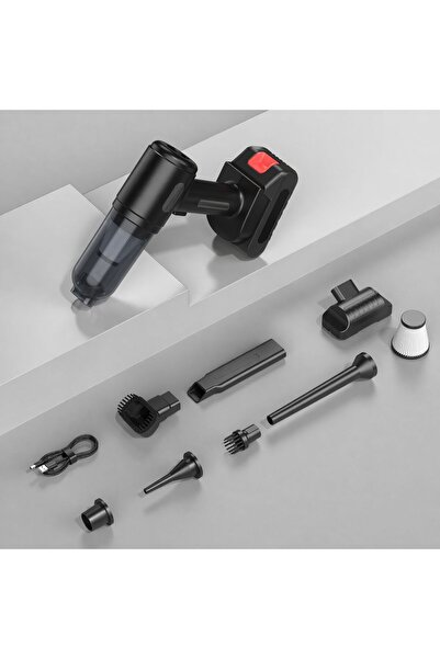 OEM Ασύρματη ηλεκτρική σκούπα αυτοκινήτου 9 σε 1, 10000Pa, Κινητήρας χωρίς ψή...